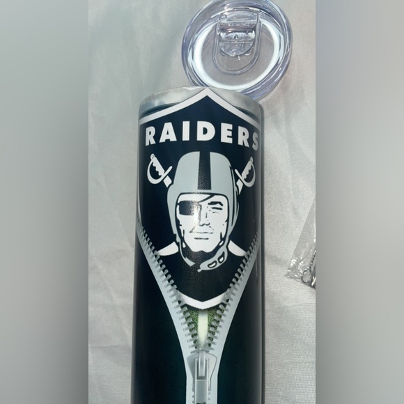 Custom NFL 20 oz Skinny Sublimation Stainless Steel Tumbler Cups - Picture 5 of 8